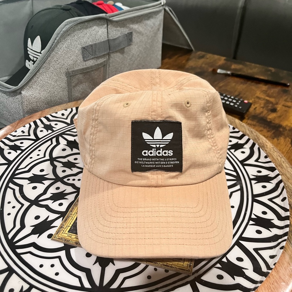 Adidas Beige Cap with Black Logo